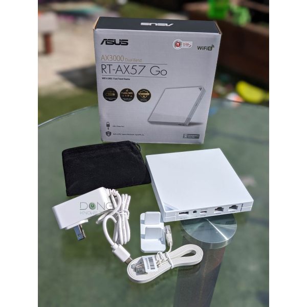 ASUS RT-AX57 Go AX3000 Dual Band WiFi 6 Travel Router (RT-AX57 GO)