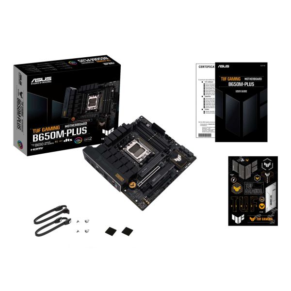 ASUS TUF GAMING B650M-PLUS AMD B650 Socket AM5 micro ATX (TUF GAMING B650M-PLUS)
