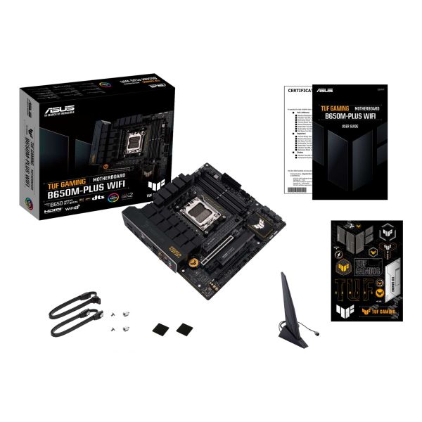 ASUS TUF GAMING B650M-PLUS WIFI AMD B650 Socket AM5 micro ATX (TUF GAMING B650M-PLUS WIFI)
