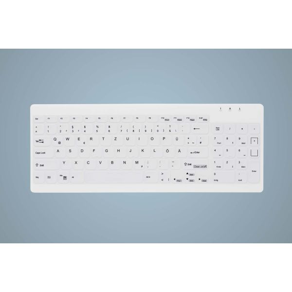 Cherry Active Key Hygiene Keyboard met NumPad (AK-C7012F-FU1-W/NOR)