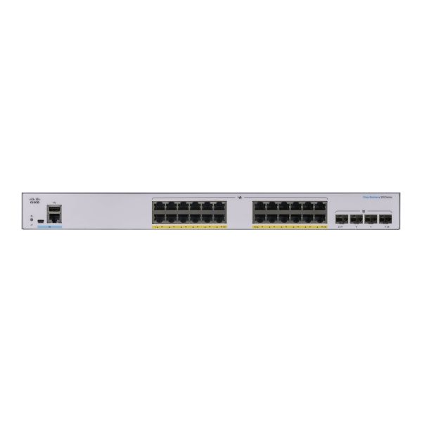 Cisco Network Switch Managed L2/L3 (CBS350-24P-4G-EU-RF)