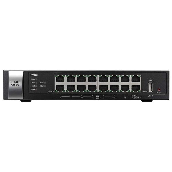 Cisco Small Business RV325 VPN Router 14-poorts GigE (RV325-K9-G5-RF)