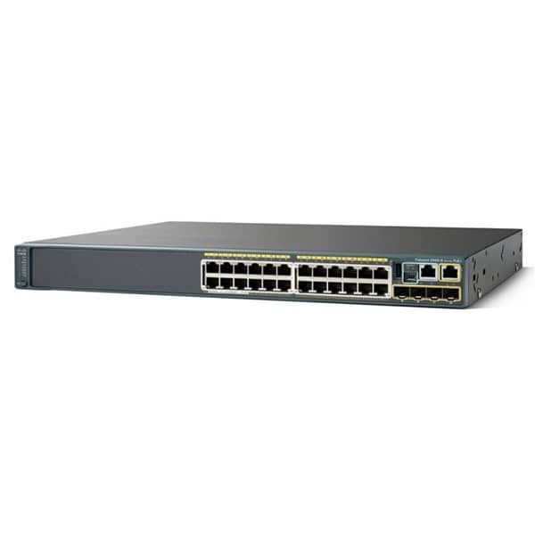 Cisco Catalyst 2960S-24PS-L - Pøepínaè - øízený - 24 x 10/100/1000 (PoE) + 4 x SFP - Lze m (WS-C2960S-24PSL-RF)