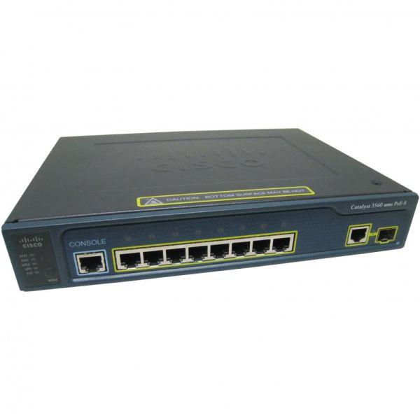 Cisco Catalyst 3560 Compact 8 10/100 PoE + 1 T/SFP IP B (WS-C3560-8PC-S-R4)