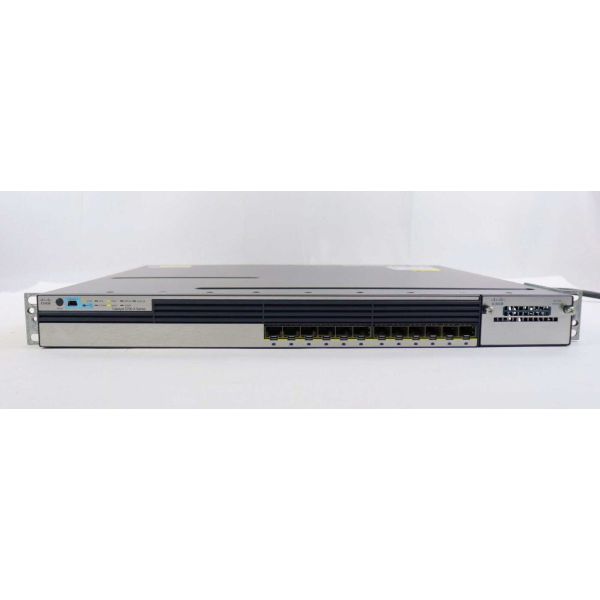 Cisco Catalyst 3750X-12S-E - Pøepínaè - L3 - øízený - 12 x Gigabit SFP - Lze montovat do r (WS-C3750X-12S-E-RF)