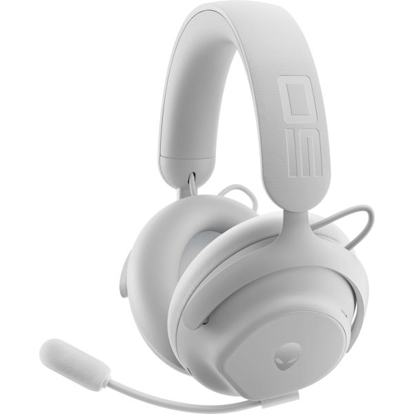 Alienware PRO-HS-G-DEAM Headset Bedraad en draadloos Hoofdband Gamen USB Type-C Bluetooth Zwart, Wit (545-BBFT)