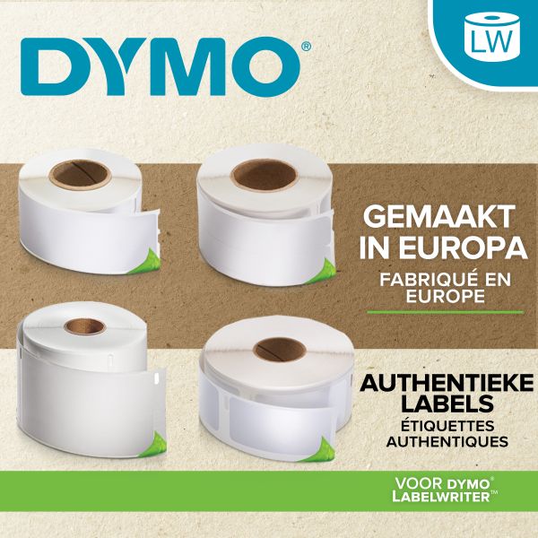 DYMO originele LabelWriter verzendetiketten, extra groot | 104 mm x 159 mm | 6 met elk 220 labels (1.320 zelfklevende etiketten) | Voor de 4XL/5XL LabelWriter labelprinters | Gemaakt in Europa (2238107)
