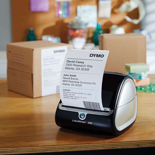 DYMO originele LabelWriter verzendetiketten, extra groot | 104 mm x 159 mm | 6 met elk 220 labels (1.320 zelfklevende etiketten) | Voor de 4XL/5XL LabelWriter labelprinters | Gemaakt in Europa (2238107)