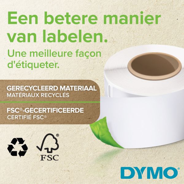 DYMO originele LabelWriter verzendetiketten, extra groot | 104 mm x 159 mm | 6 met elk 220 labels (1.320 zelfklevende etiketten) | Voor de 4XL/5XL LabelWriter labelprinters | Gemaakt in Europa (2238107)