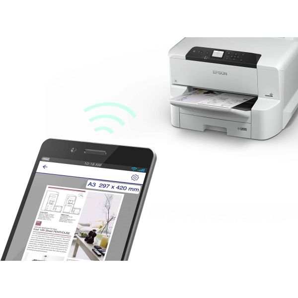 Epson WorkForce Pro WF-C8190DW inkjetprinter Kleur 4800 x 1200 DPI A3 Wifi (C11CG70401BM)