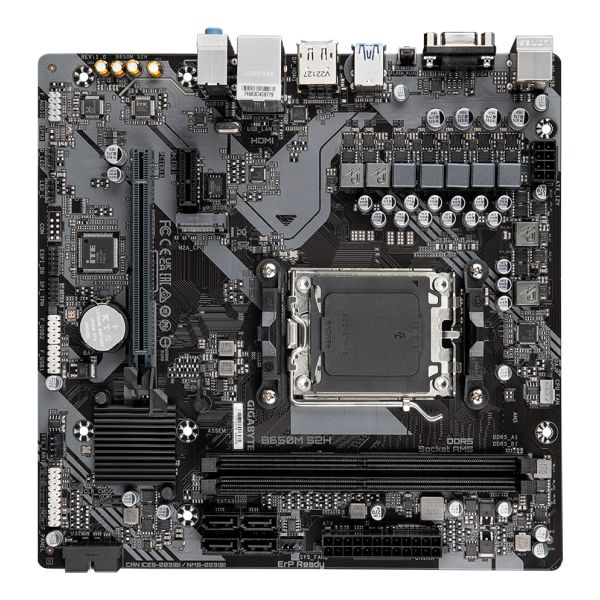 GIGABYTE B650M S2H moederbord AMD B650 Socket AM5 micro ATX (B650M S2H 1.0)
