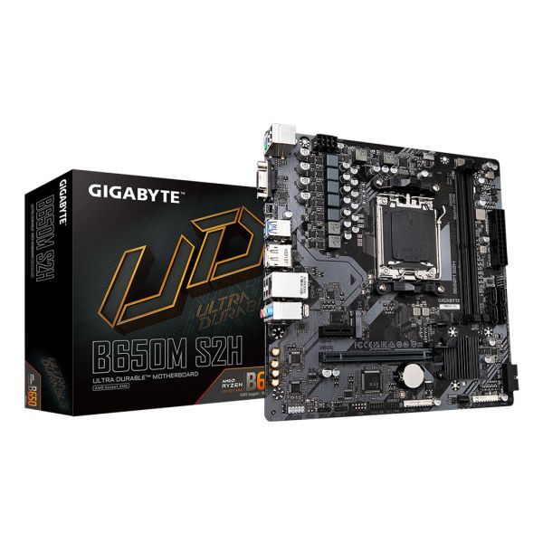 GIGABYTE B650M S2H moederbord AMD B650 Socket AM5 micro ATX (B650M S2H 1.0)