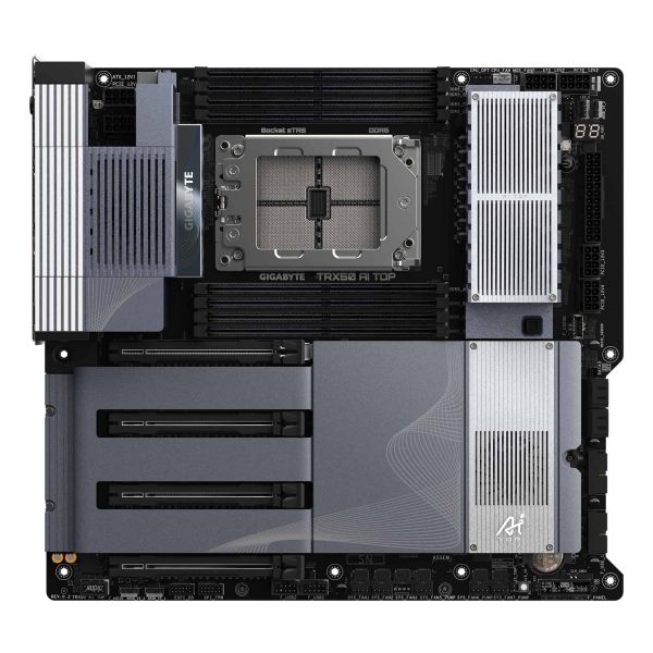GIGABYTE TRX50 AI TOP-2B moederbord AMD TRX50 Socket sTR5 Verlengd ATX (TRX50 AI TOP-2B) 6/6 GIGABYTE TRX50 AI TOP-2B moederbord AMD TRX50 Socket sTR5 Verlengd ATX (TRX50 AI TOP-2B)