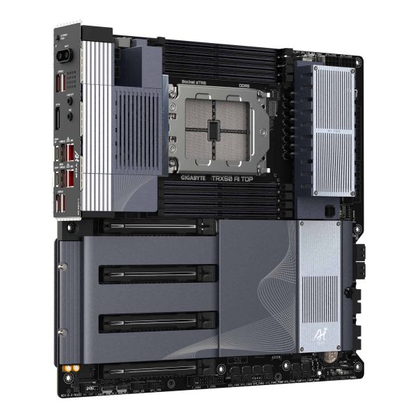 GIGABYTE TRX50 AI TOP-2B moederbord AMD TRX50 Socket sTR5 Verlengd ATX (TRX50 AI TOP-2B) 6/6 GIGABYTE TRX50 AI TOP-2B moederbord AMD TRX50 Socket sTR5 Verlengd ATX (TRX50 AI TOP-2B)