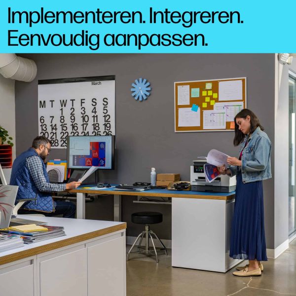 HP OfficeJet Pro 9130b Draadloos All-in-One Kleur Printer, Dubbelzijdig printen; Kopieerapparaat, Scanner (4U561B#686)