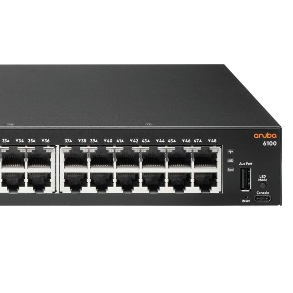 HP Aruba 6100 48G 4SFP+ Switch (JL676A-RFB)