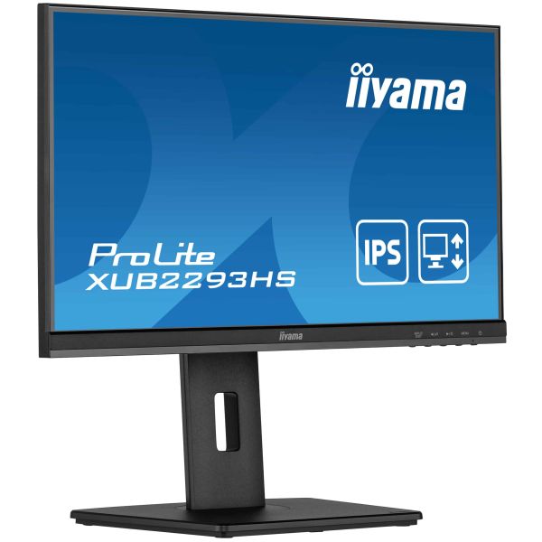 iiyama ProLite XUB2293HS-B3 computer monitor 54,6 cm (21.5") 1920 x 1080 Pixels Full HD LED Zwart (XUB2293HS-B3) iiyama ProLite XUB2293HS-B3 computer monitor 54,6 cm (21.5") 1920 x 1080 Pixels Full HD LED Zwart (XUB2293HS-B3)