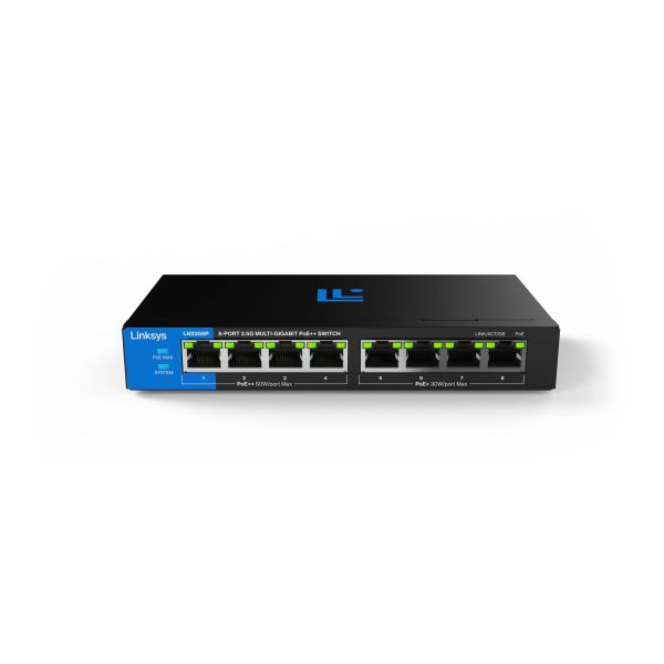 Linksys LN2308P-KE 8-Poorts Gigabit PoE+ Switch (LN2308P-KE)