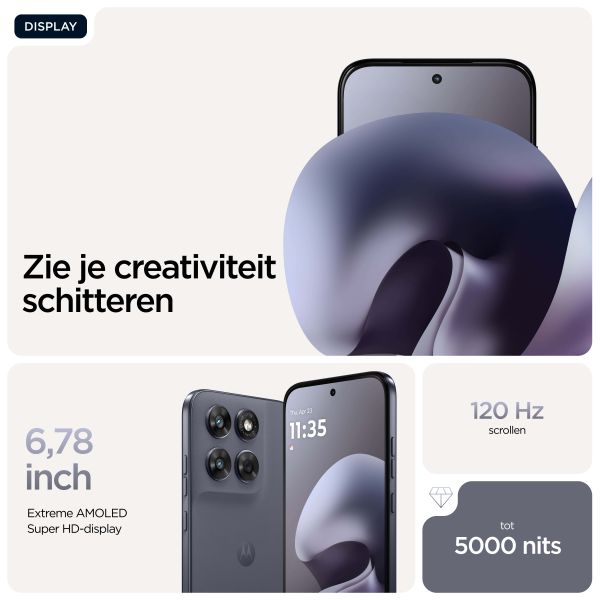 Motorola moto g67 17,3 cm (6.8") Hybride Dual SIM Android 16.0 5G USB Type-C 4 GB 128 GB 5200 mAh Grijs (PBAU0002SE)