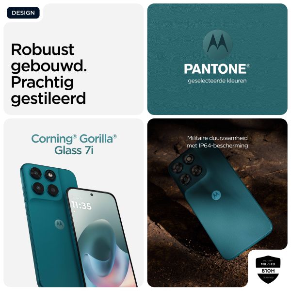 Motorola moto g77 17,3 cm (6.8") Hybride Dual SIM Android 16.0 5G USB Type-C 8 GB 256 GB 5200 mAh Groen (PBAW0037ES)