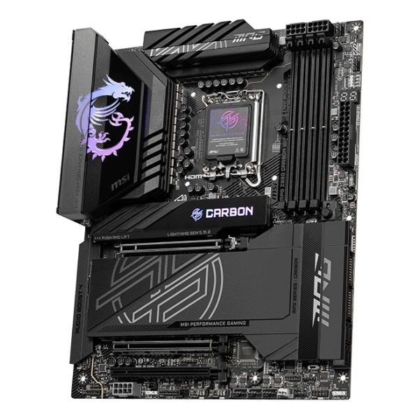 MSI MPG Z890 CARBON WIFI moederbord Intel Z890 LGA 1851 (Socket V1) ATX (MPG Z890 CARBON WIFI)