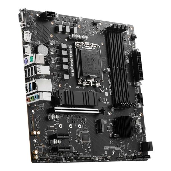 MSI PRO B760M-P moederbord Intel B760 LGA 1700 micro ATX (PRO B760M-P) MSI PRO B760M-P moederbord Intel B760 LGA 1700 micro ATX (PRO B760M-P)