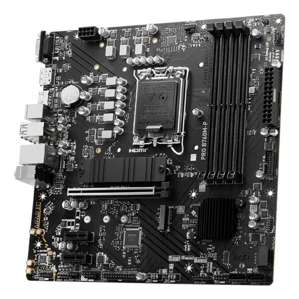 MSI PRO B760M-P moederbord Intel B760 LGA 1700 micro ATX (PRO B760M-P) MSI PRO B760M-P moederbord Intel B760 LGA 1700 micro ATX (PRO B760M-P)