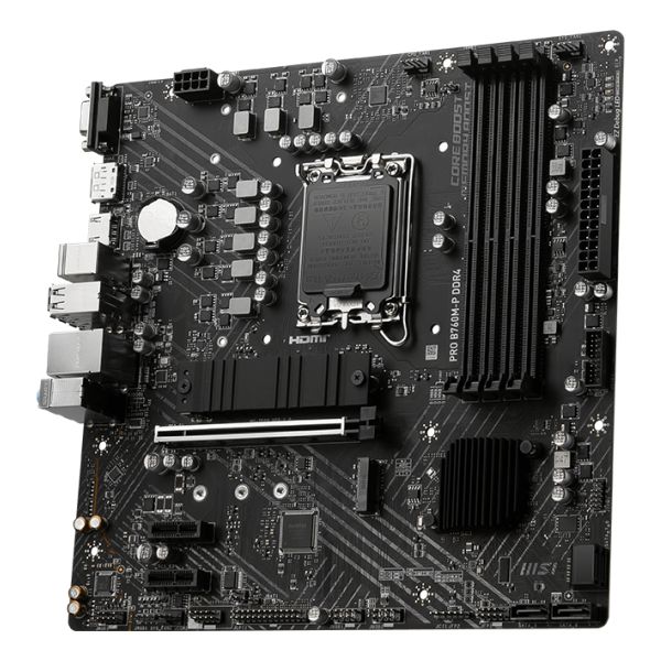 MSI PRO B760M-P DDR4 moederbord Intel B760 LGA 1700 micro ATX (PRO B760M-P DDR4)