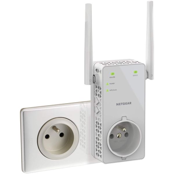 NETGEAR EX6130 Netwerkzender Wit 10, 100 Mbit/s (EX6130-100PES)