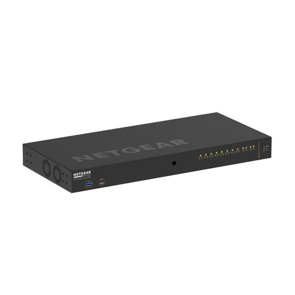 NETGEAR GSM4212P-111EUS netwerk-switch Managed L2/L3 Gigabit Ethernet (10/100/1000) Power over Ethernet (PoE) 1U Zwart (GSM4212P-111EUS)