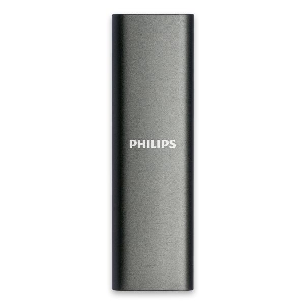Philips FM02SS030P/00 externe solide-state drive 2 TB USB Type-C 3.2 Gen 1 (3.1 Gen 1) Grijs (FM02SS031P/00)