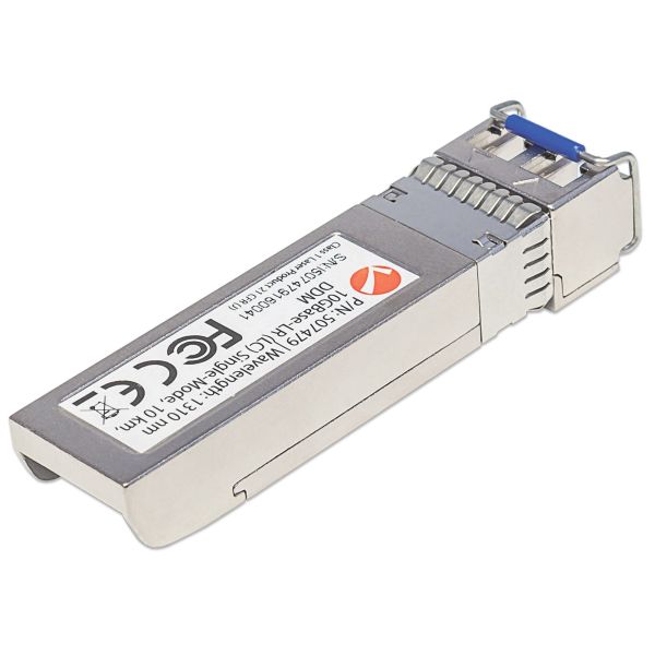Intellinet Netwerk transceiver 10G SFP+, 10GBase-LR (LC) single-mode, 10 km, 1310 nm, MSA-compatibel, equivalent aan Cisco SFP+10GB-LR, 3 jaar garantie (507479)