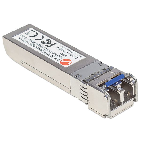 Intellinet Netwerk transceiver 10G SFP+, 10GBase-LR (LC) single-mode, 10 km, 1310 nm, MSA-compatibel, equivalent aan Cisco SFP+10GB-LR, 3 jaar garantie (507479)