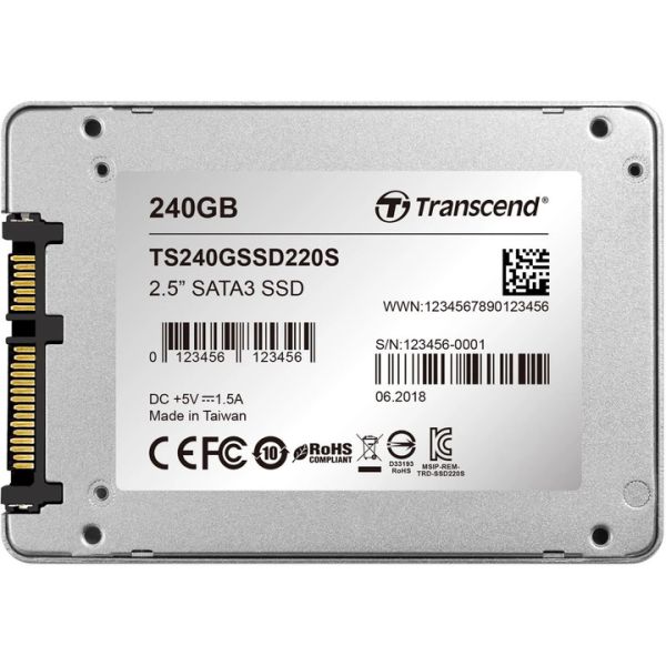 Transcend SSD220S 240GB SATA 2.5" (TS240GSSD220)