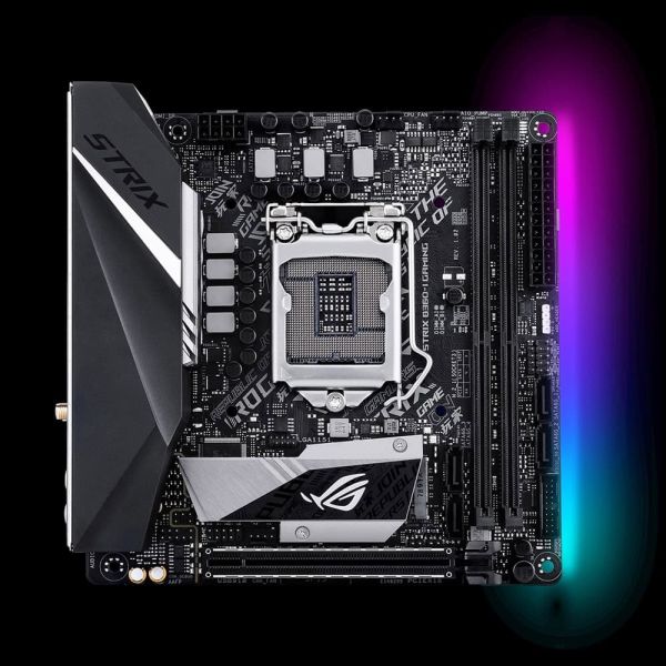ASUS ROG STRIX B360-I GAMING Intel® B360 LGA 1151 (Socket H4) mini ITX (90MB0WH0-M0EAY0) ASUS ROG STRIX B360-I GAMING Intel® B360 LGA 1151 (Socket H4) mini ITX (90MB0WH0-M0EAY0)