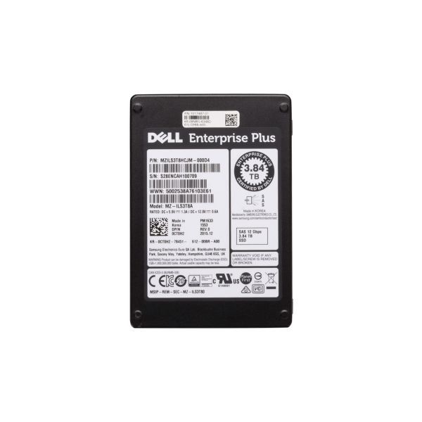 Dell Enterprise Plus 3.84TB SSD 2.5 SAS (CT0H2-COMPELLENT-RFB)