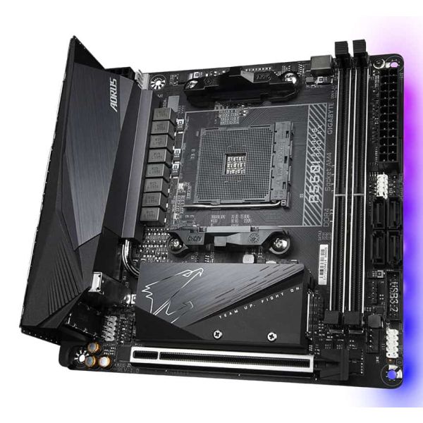 GIGABYTE B550I AORUS PRO AX moederbord AMD B550 Socket AM4 mini ITX (B550 I AORUS PRO AX)