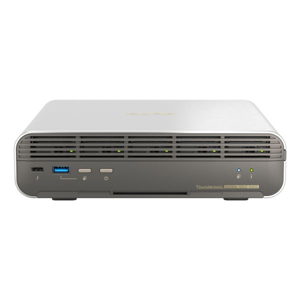 QNAP TBS-h574TX-i5UC-05S02 NAS Compact Intel® Core™ i5 i5-1235U 16 GB 19,2 TB SSD QNAP QTS Grijs, Zwart (TBS-H574TX-I5UC-05S02)