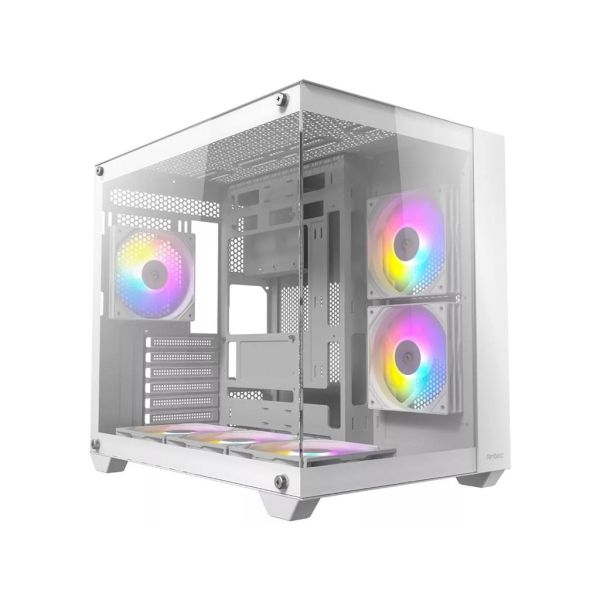 Antec CX800 RGB Mid Tower ATX Case with Glass Panels (White) (0-761345-10171-4)