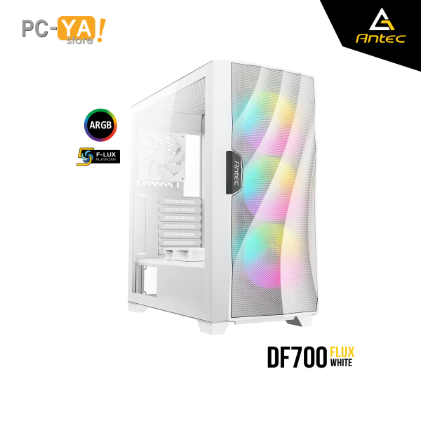 Antec Geh Gamer Dark Fleet DF700 FLUX Midi Tower White (0-761345-80074-7)