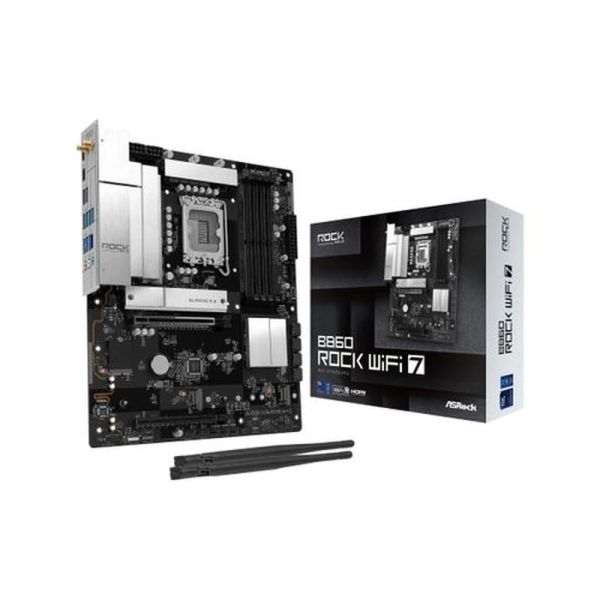 ASRock B860 Rock WiFi 7 ATX Moederbord DDR5 (90-MXBUA0-A0UAYZ)