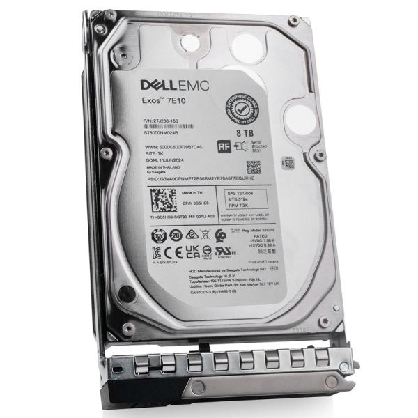 Dell 8TB 7.2K 3.5 SAS 12G SED Hard Drive (D2NPN)