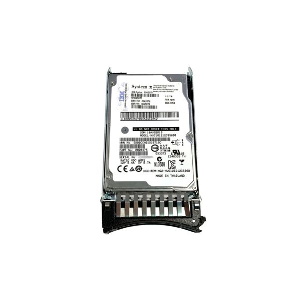 Lenovo 1.2TB 10K 2.5inch SAS Hard Drive (00AD075)