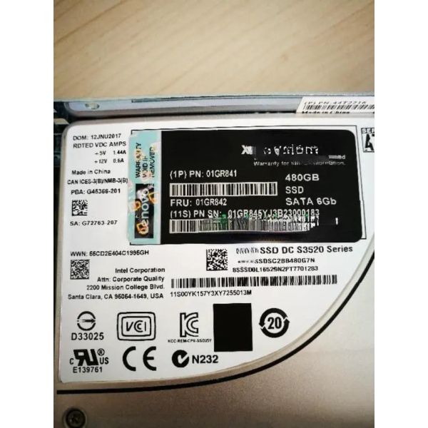 Lenovo PM863a 480GB Enterprise SSD SATA (01GR841)