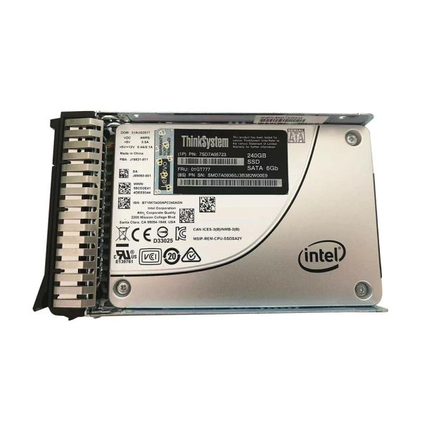Lenovo ThinkSystem 240GB Intel S4600 2.5in SATA (01GT777)