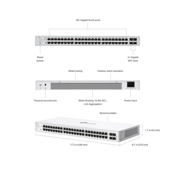 TP-Link Festa FS352GP Smart PoE+ Switch (FESTAFS352GP)