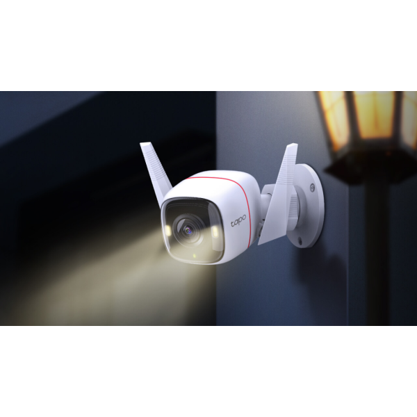 TP-Link Tapo C320WS Outdoor IP66 Security 2K Wi-FI Camera -micro SD -2-way audio -motion detection (TAPOC320WS)