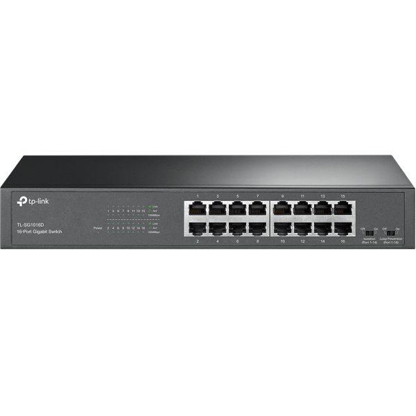 TP-LINK TL-SG1016D Switch with 16 Gigabit Ports (TL-SG1016D V7)