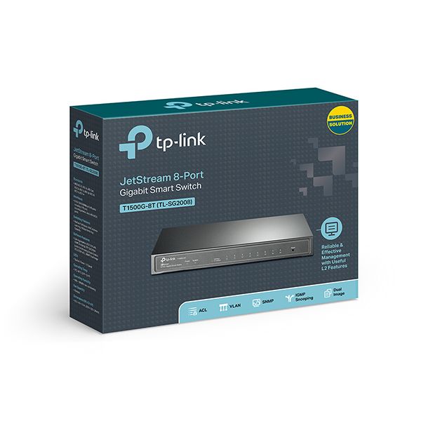TP-LINK JetStream TL-SG2008P V3.0 Switch (TL-SG2008 V3.0) (TL-SG2008 V3.0)