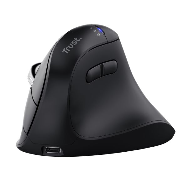 Trust Vyran Ergonomische draadloze hyperscrolmuis voor meerdere apparaten (26107)